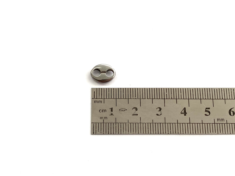 Connector, Coffee Bean, Stainless Steel