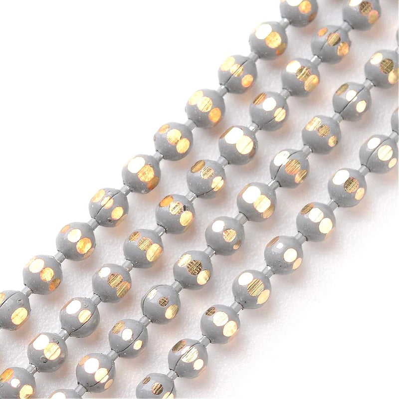 Military Chain, Faceted, 1.5mm