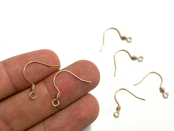 Earring, Hooks, Stainless Steel, Rose Gold