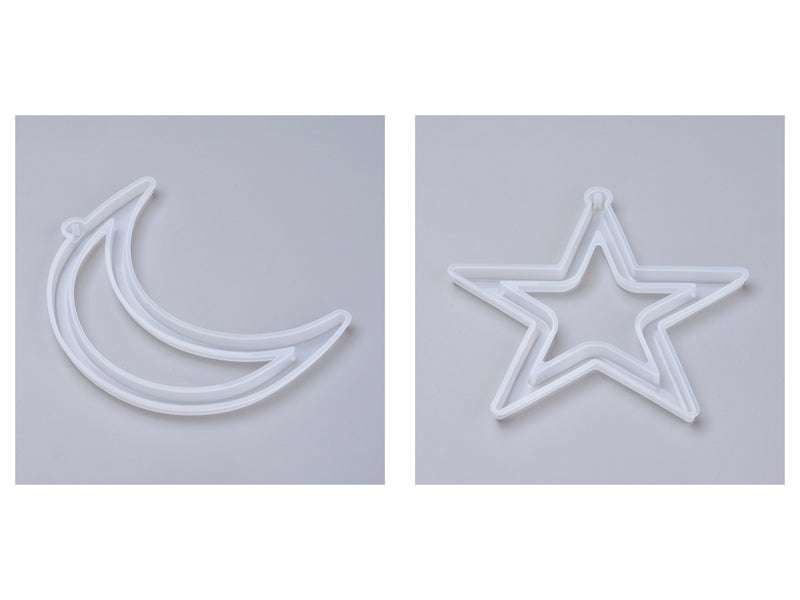 Moon, Star, Resin Mold