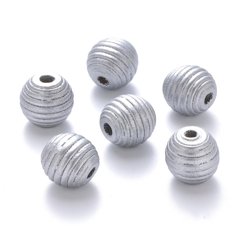 Beads, Madera, 18mm