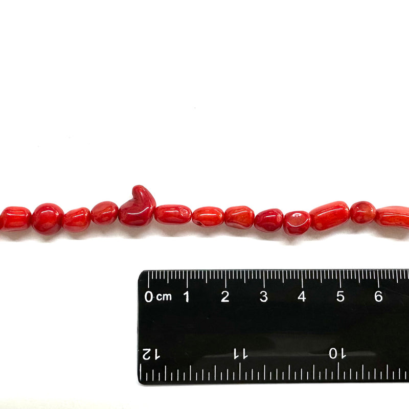 Coral de Bambú de Mar, 7mm, Beads