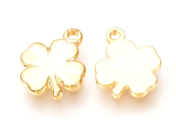 Clover, 18k plated