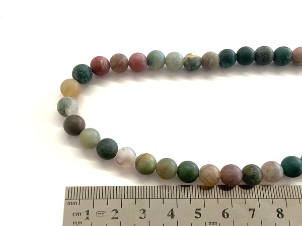 Indian Agate Matte, 8mm