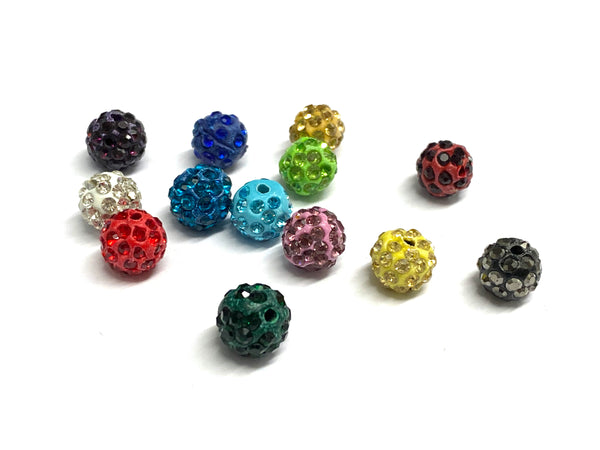 Beads con Rhinestone 9mm