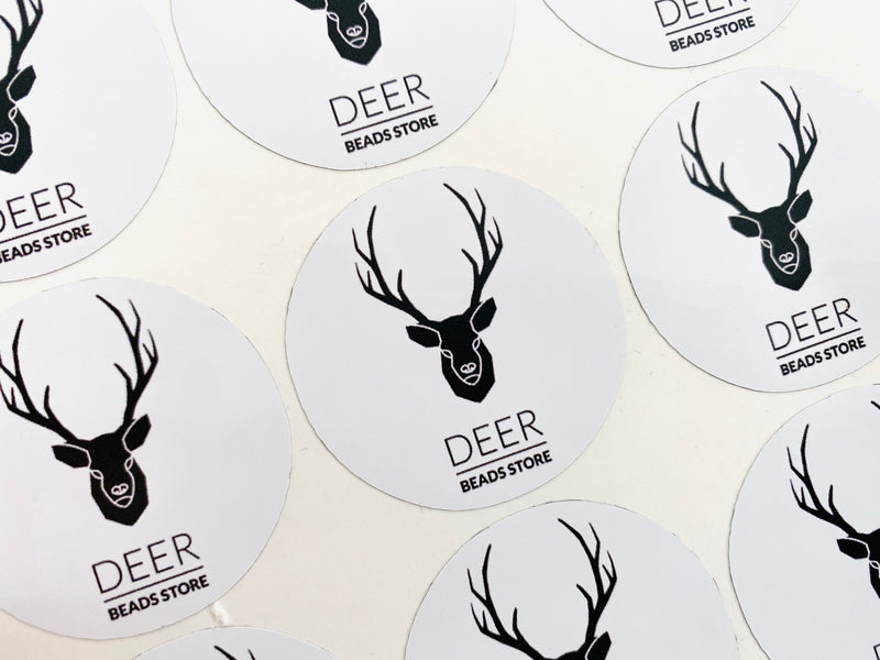 Sticker, DEER BEADS STORE