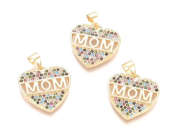 Mamá, Mom, Corazón, Pendant