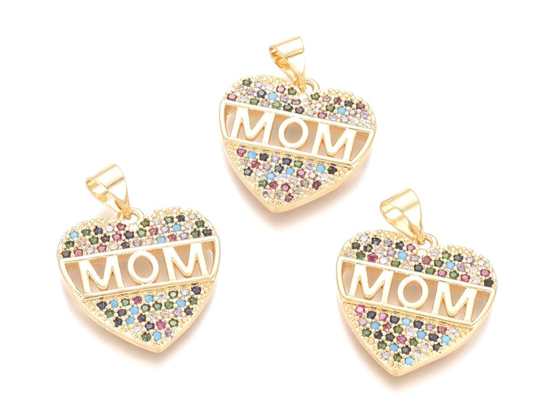 Mamá, Mom, Corazón, Pendant