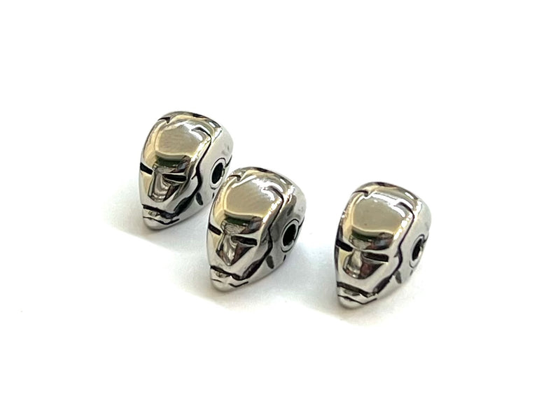 Iron, Man, Bead, Stainless Steel