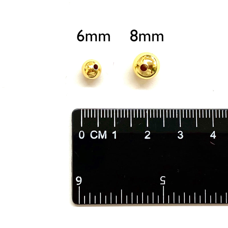 Beads, Dividers, Spacer, 6-8mm Plated,