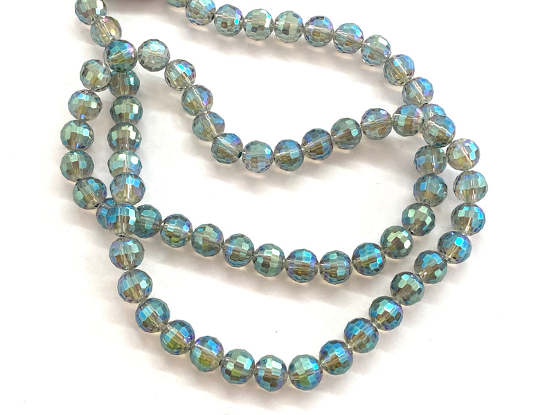 Faceted Beads, 10mm