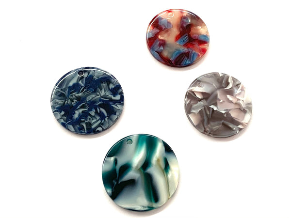 Circle, Resin, Charm