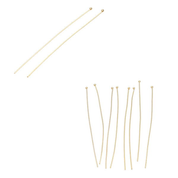 Ball Pins, Enchapado 18k