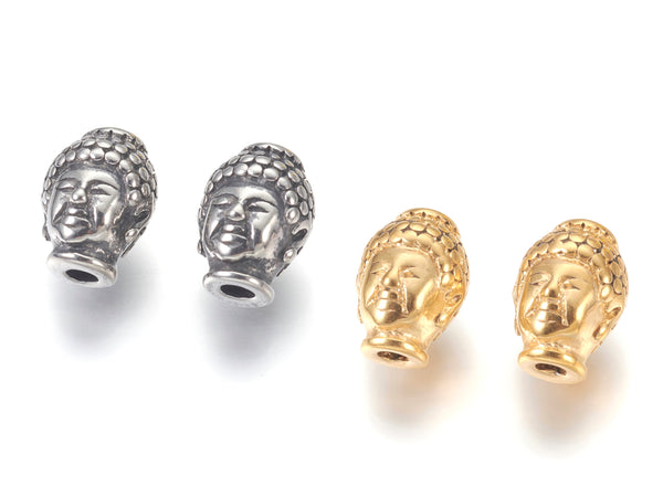 Buddha, Beads, Stainless Steel