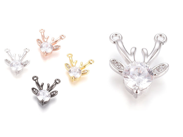 Deer, Stag, Plating, Pendant