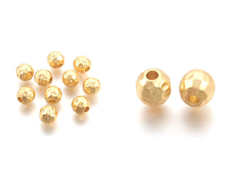 Plated Beads, Faceted, 8mm*