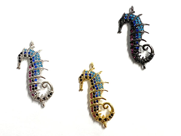 Seahorse, Connector, Rhinestone