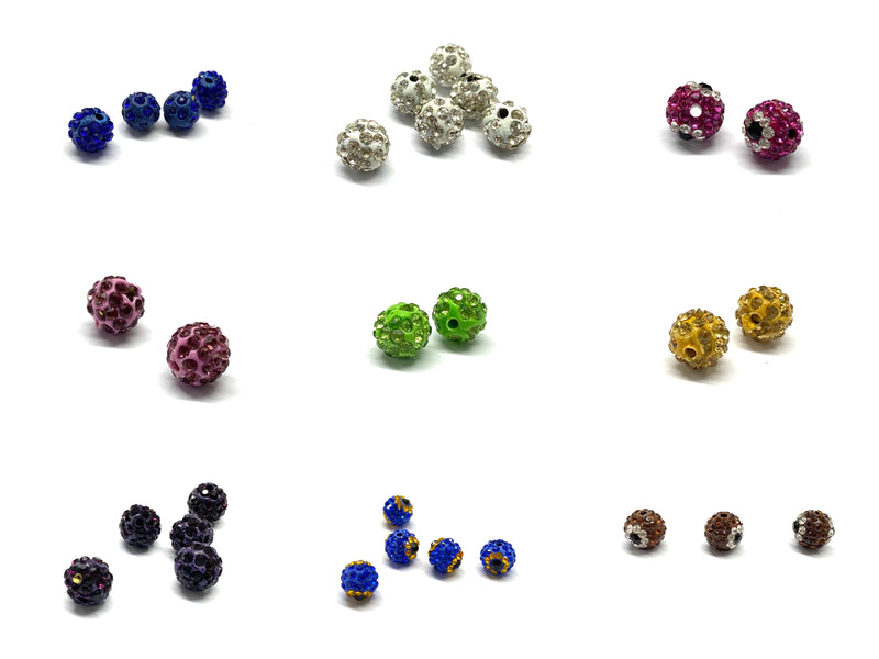 Beads con Rhinestone 9mm