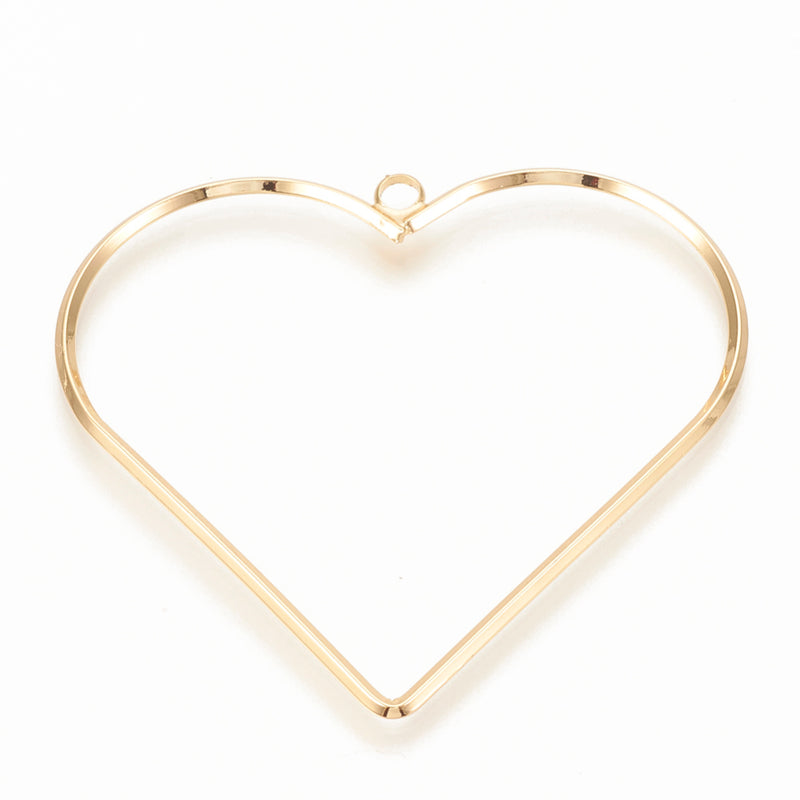 Corazón, Enchapado 18k, Charm