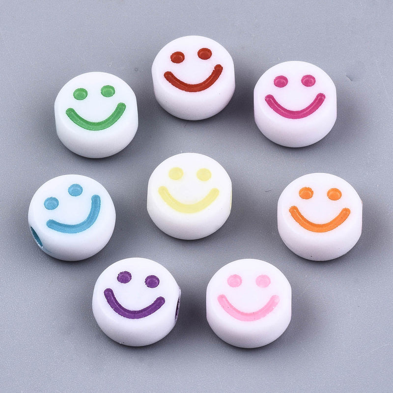 Smile Emoji Happy Face Carita Feliz Beads Deer Beads Store