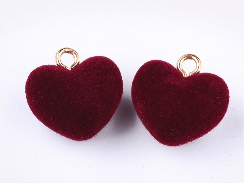 Corduroy Hearts, Charm, Pendant