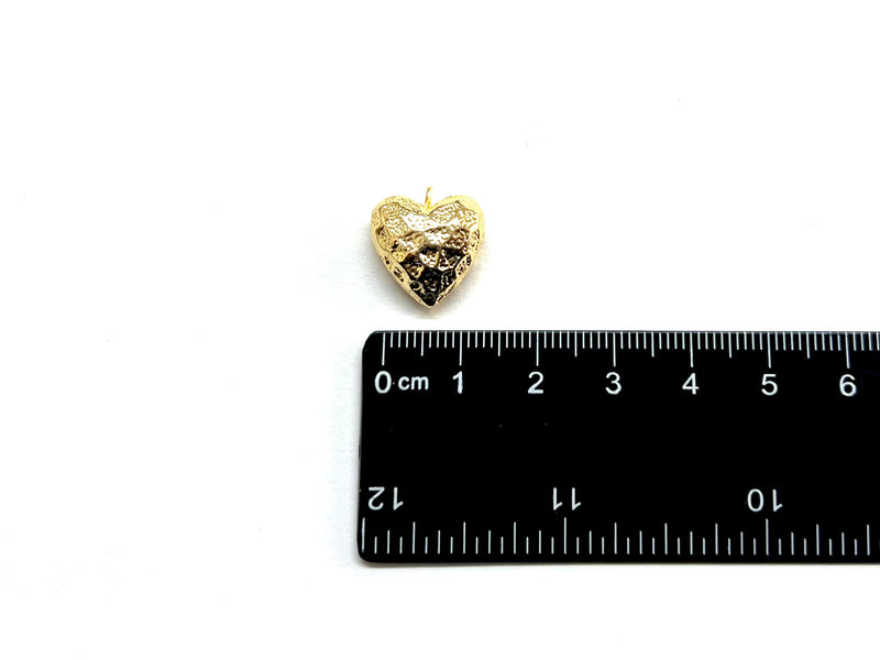 Corazón, Enchapado 18k, Charm