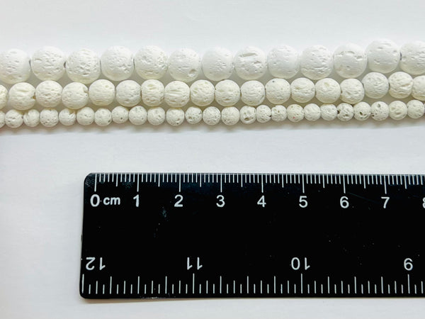 Lava, Piedra, 4mm/6mm/8mm, Beads