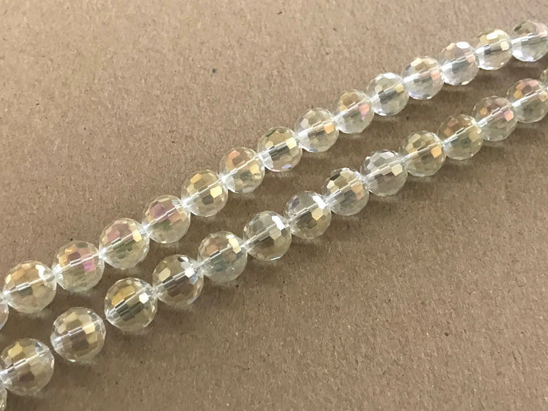 Faceted Beads, 12mm