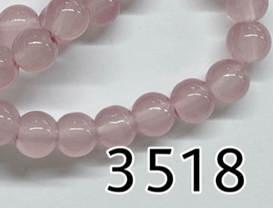 Imitation Jade Crystal Beads, 8mm