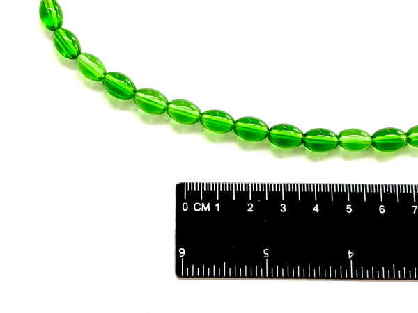 Oval Crystal Beads