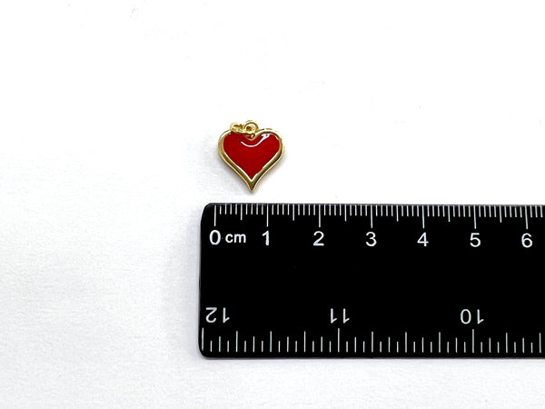 Corazón, Enchapado 20k, Charm