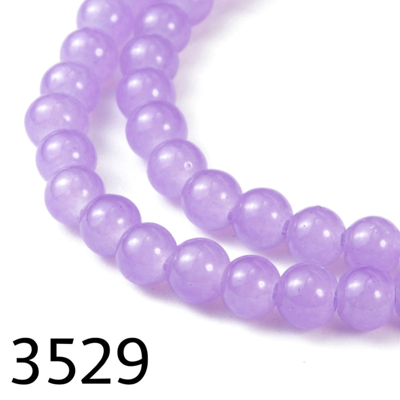 Imitation Jade Crystal Beads, 8mm