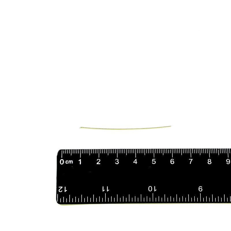 Head Pins, Enchapado, 50x0.4mm