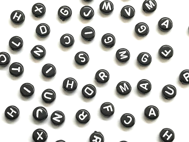 Letras, Acrílico, Beads