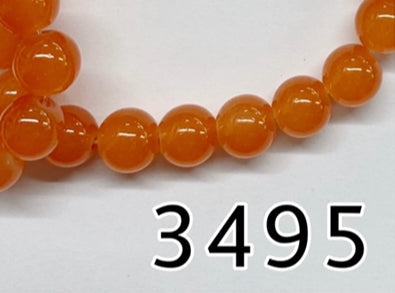 Imitation Jade Crystal Beads, 8mm