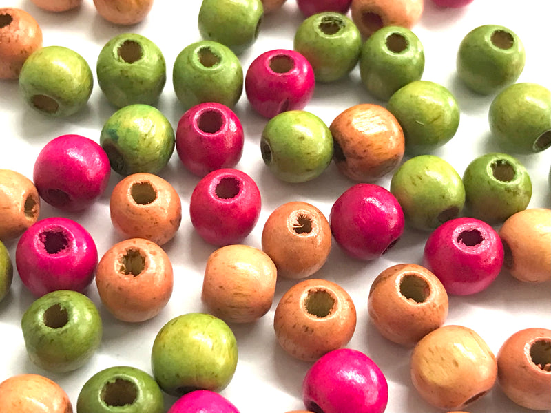 Wood Beads, 8mm