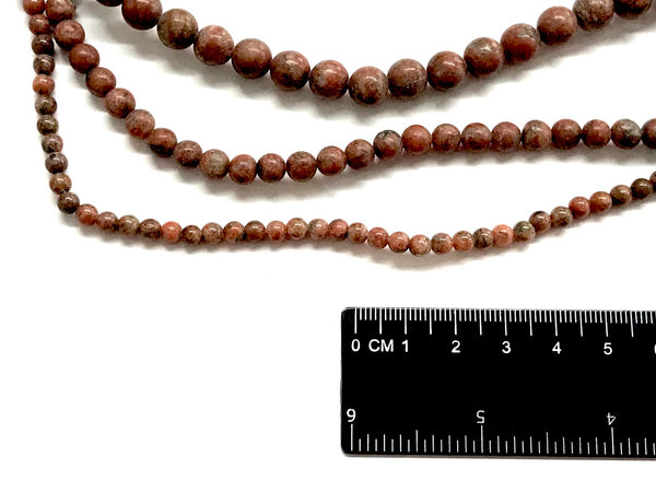 Sesame Jasper, Beads, 4-6-8mm