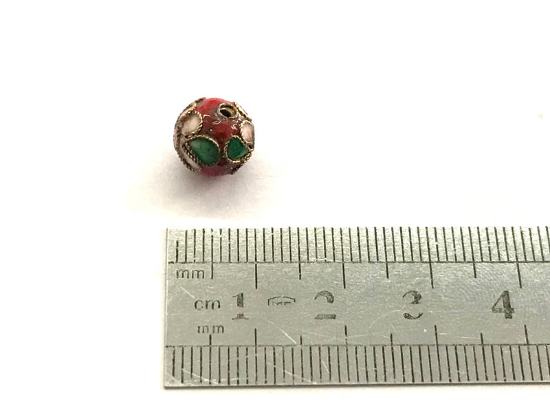 Cloisonne, Flor, 8mm