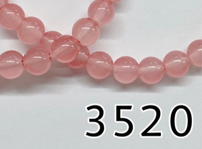 Imitation Jade Crystal Beads, 8mm