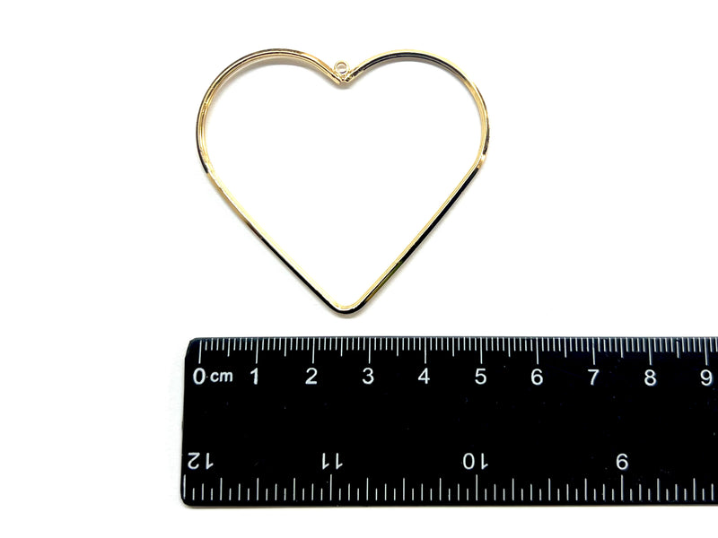 Corazón, Enchapado 18k, Charm