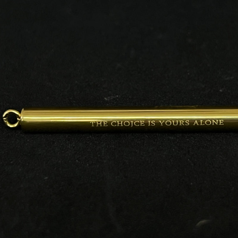 Tubo, The Choice Is Yours Alone, Stainless Steel, Charm, Pendant