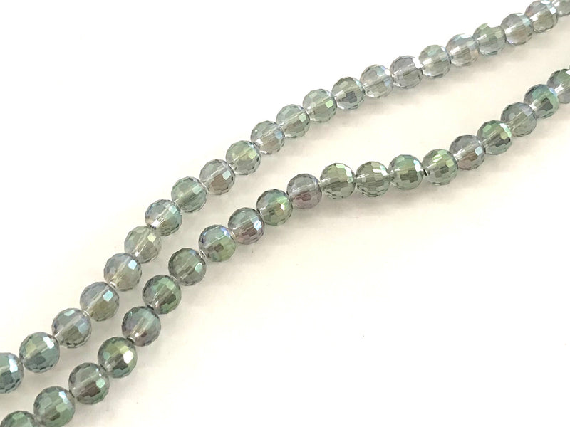 Faceted Beads, 6mm