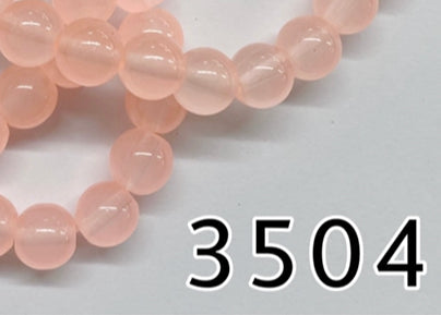 Imitation Jade Crystal Beads, 8mm