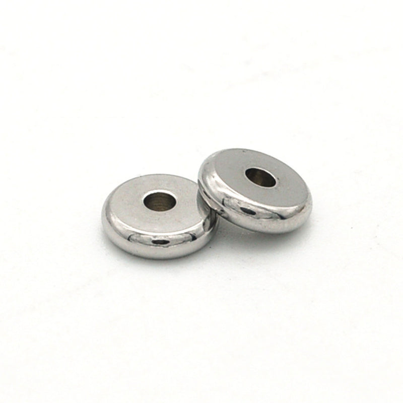 Separador, Disco, Spacer, Beads, Stainless Steel