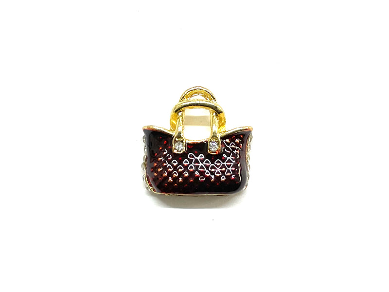 Cartera, Bolso, Rhinestone, Charm