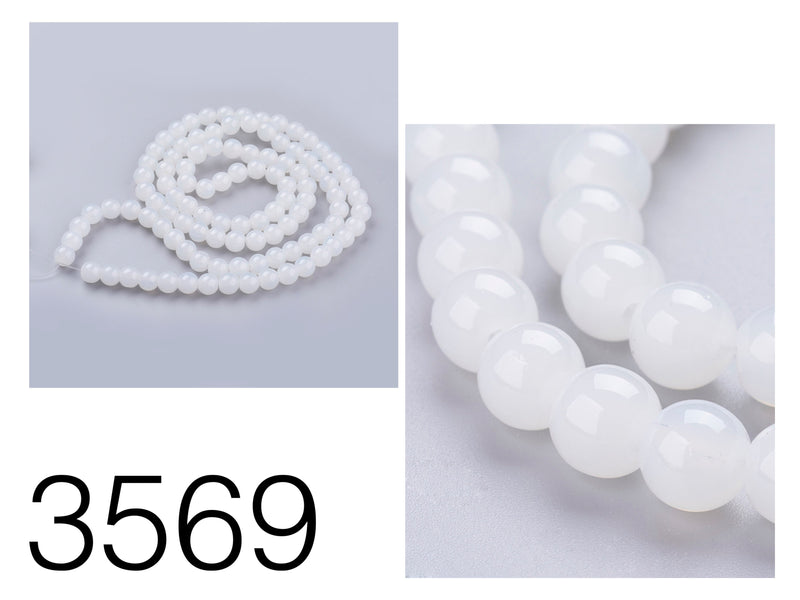 Crystal Beads, Imitation Jade, 6mm