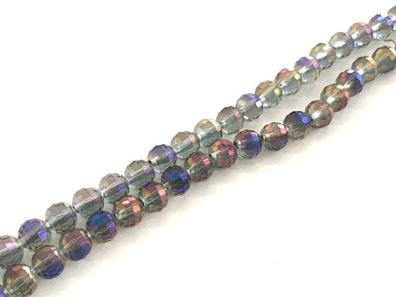 Faceted Beads, 6mm