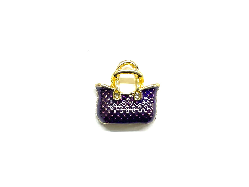 Cartera, Bolso, Rhinestone, Charm