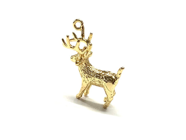 Stag, Deer, Charm, Plating