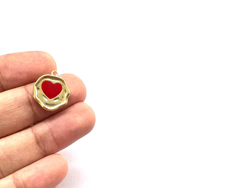 Corazón, Enchapado, Charm